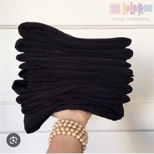 LuLaRoe Women's Black Leggings Lot of 9